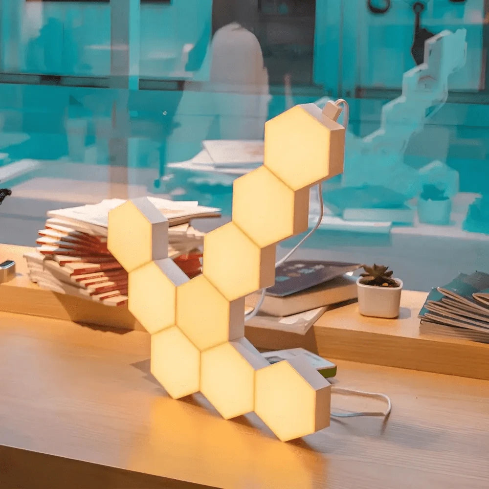 Verthara Customisable LED Hexagon Wall Lights