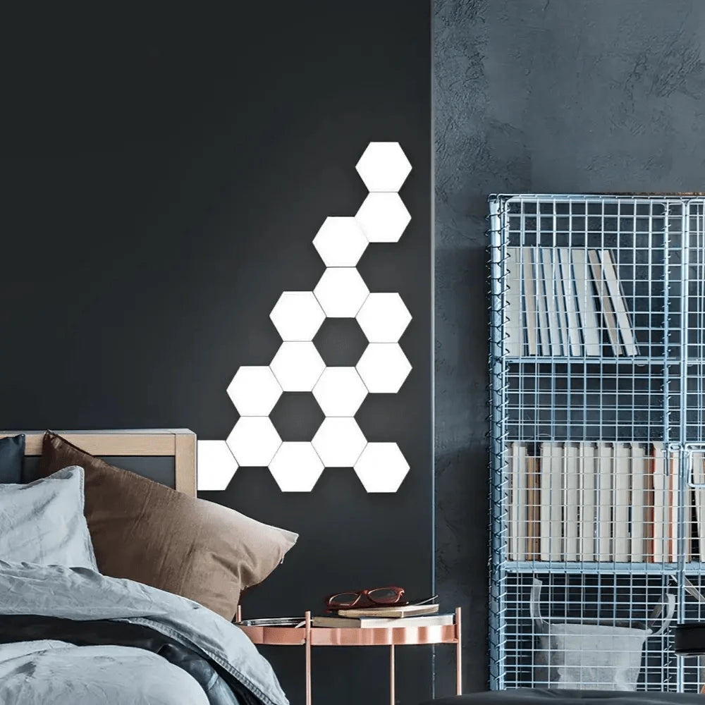 Verthara Customisable LED Hexagon Wall Lights