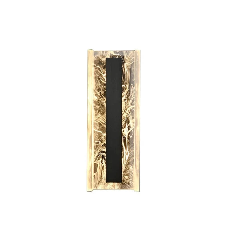 Verthara Dimmable LED Wall Sconce, 12W Modern Acrylic and Copper Wall Lamp for Living Room and Bedroom Lighting changeable