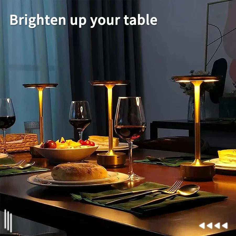 Verthara Dimmable Touch Control Rechargeable Table Lamp