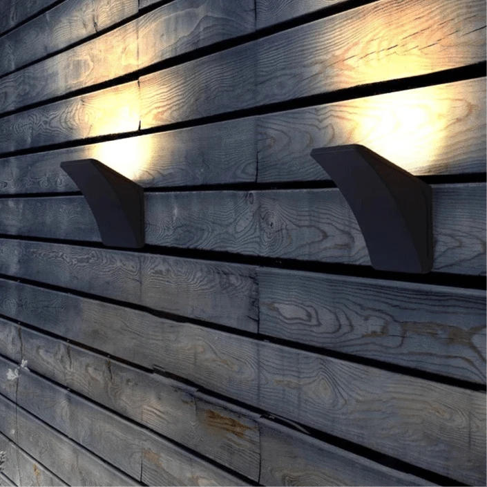 Verthara Dual Head Outdoor Wall Light - IP65 Waterproof LED Exterior Lantern for Garden and Patio Up and Down Lighting