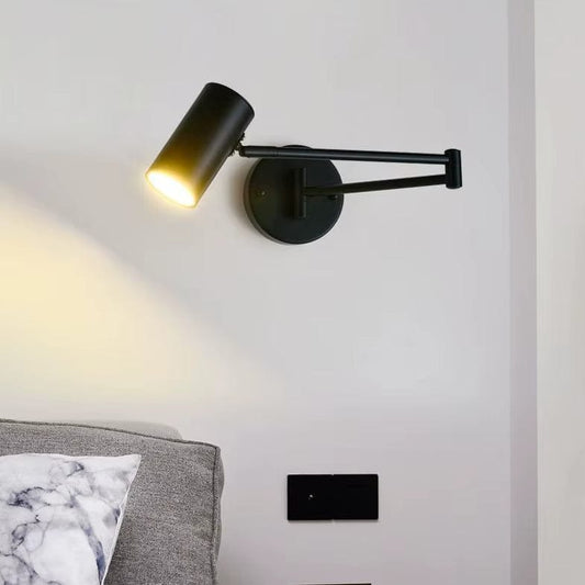 Verthara Folding LED Wall Light With Telescopic Design – Adjustable - Modern Nordic Style - Ideal For Bedroom - Living Room - Wall Mounted