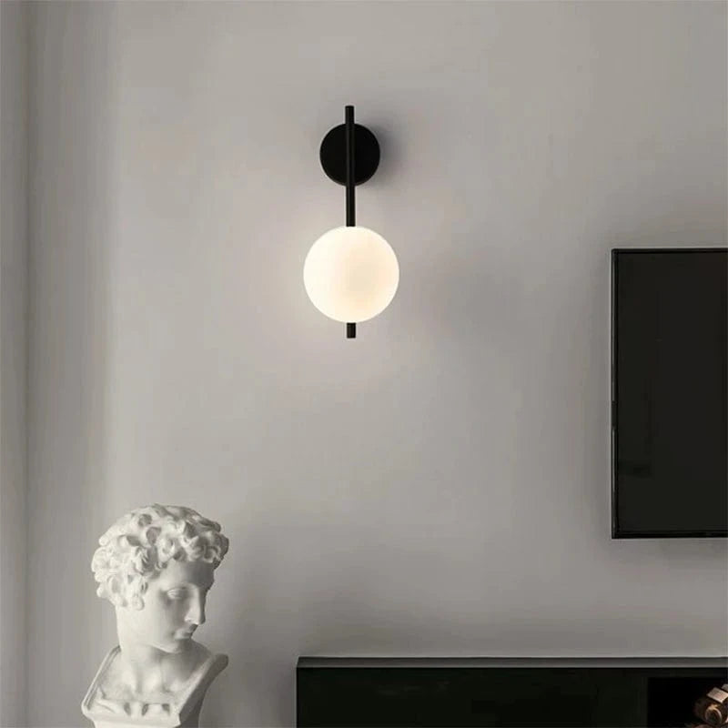 Verthara Frosted Glass LED Wall Lights