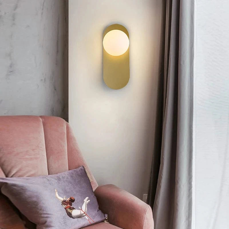 Verthara Frosted Glass LED Wall Lights