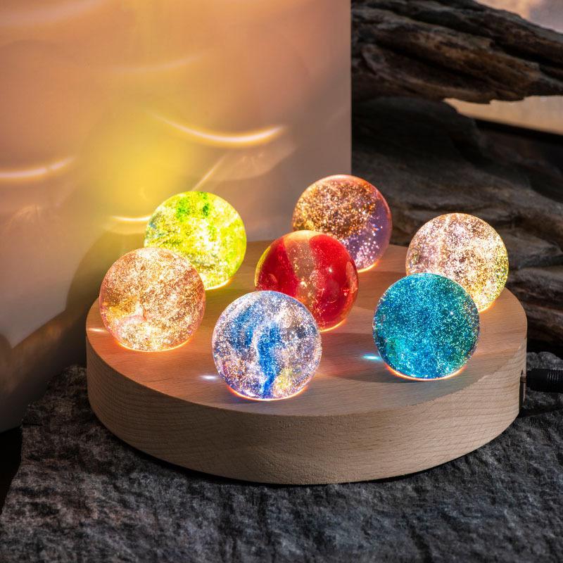 Verthara Galaxy Crystal Ball Lamp