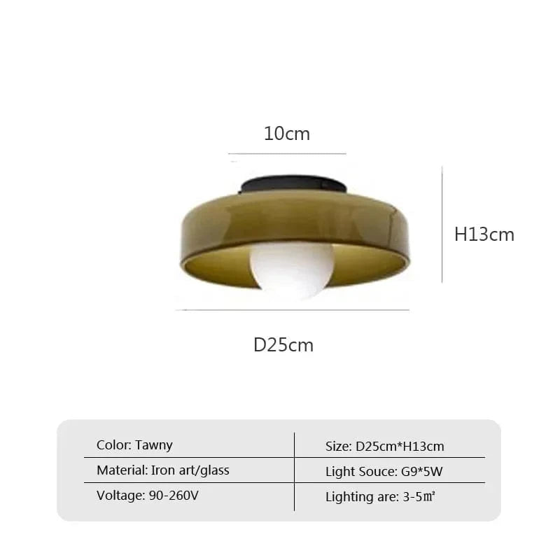 Verthara Glass Ceiling & Wall Lamps