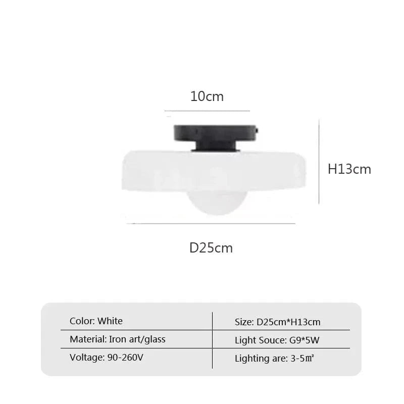 Verthara Glass Ceiling & Wall Lamps