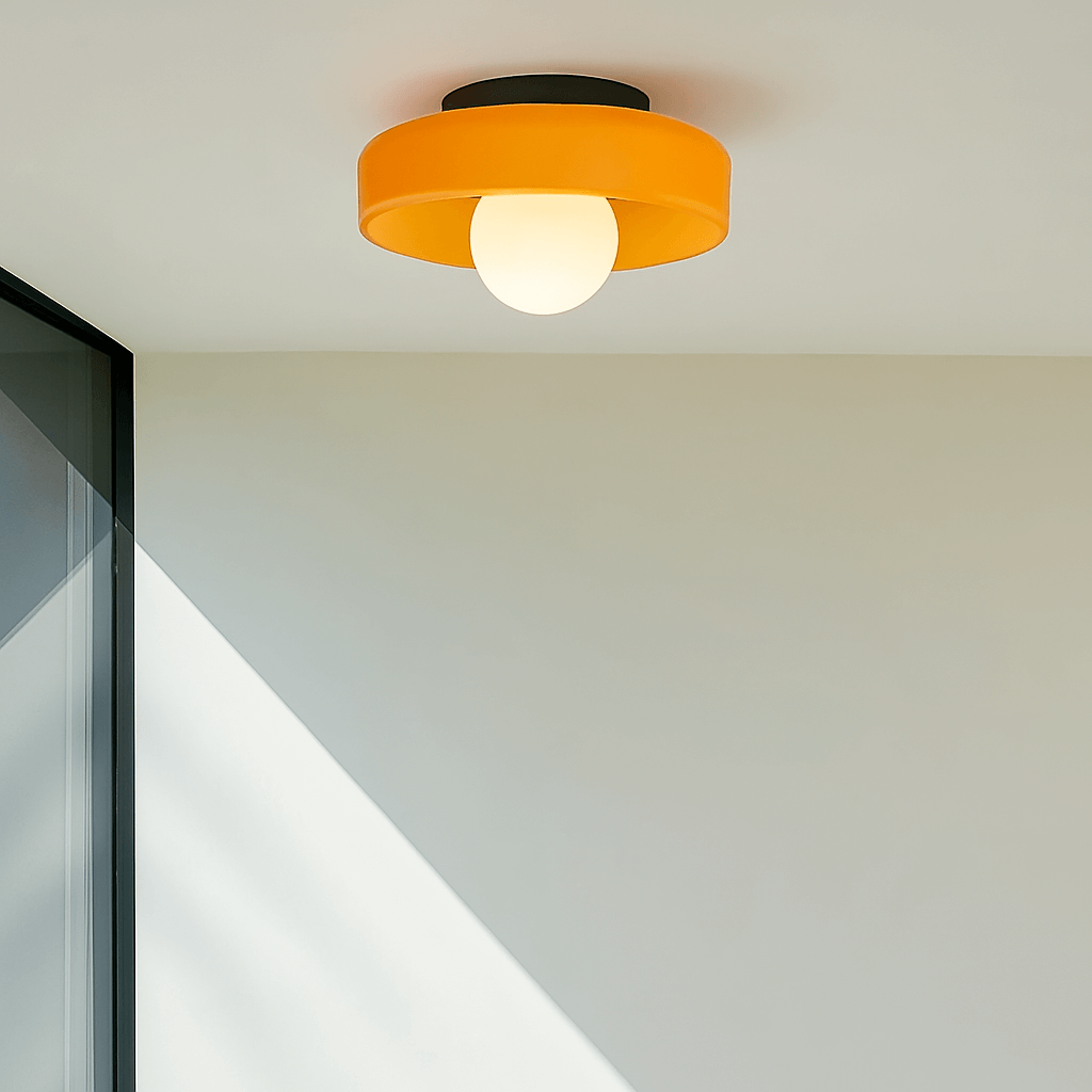 Verthara Glass Ceiling & Wall Lamps Orange / Warm light