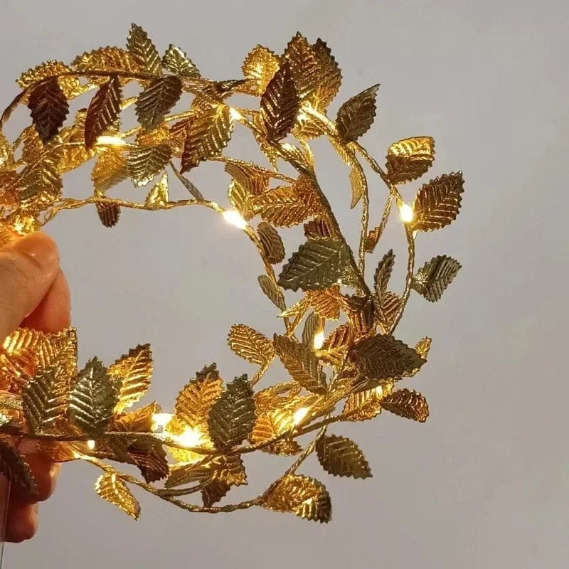 Verthara Gold Leaf LED String Lights