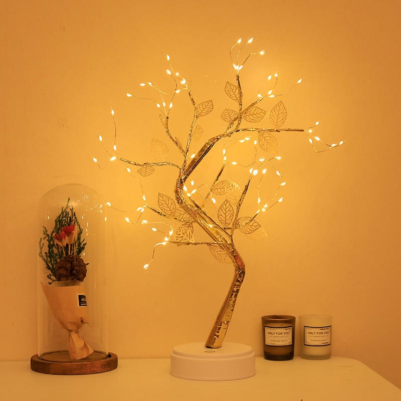 Verthara Golden Branch LED Table Lamp