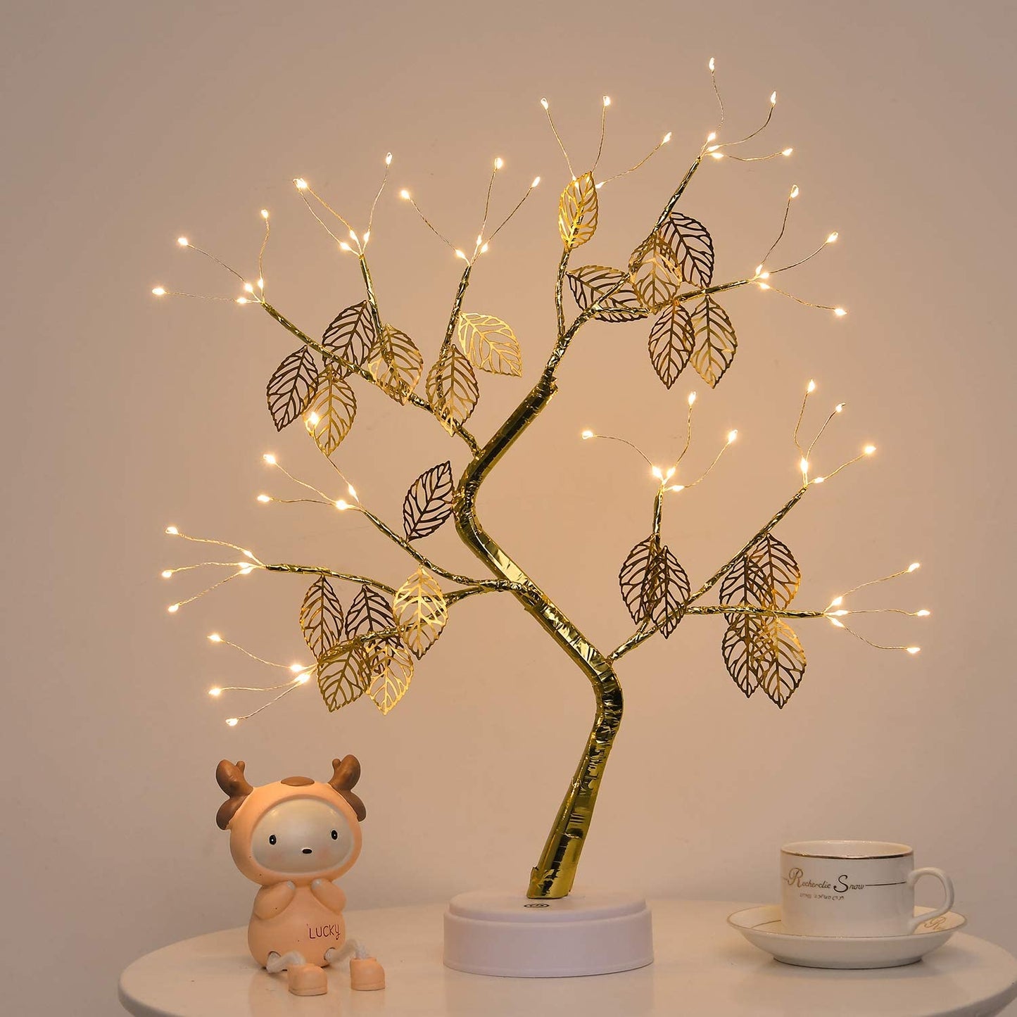 Verthara Golden Branch LED Table Lamp