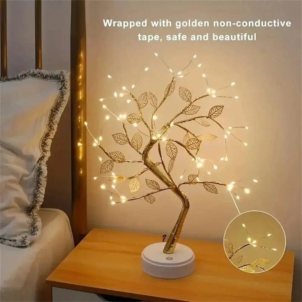 Verthara Golden Branch LED Table Lamp