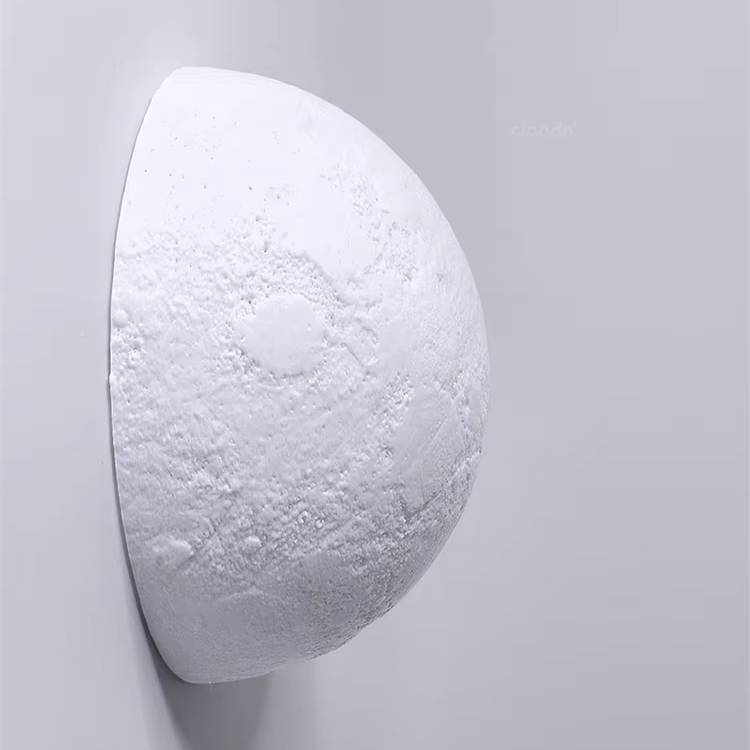 Verthara Half Circle Lunar Flush Mount Ceiling Light Fixture – Stylish LED Ceiling Light for Hallway, Bedroom, and Dining Room Nature White(3500-5500K) / B