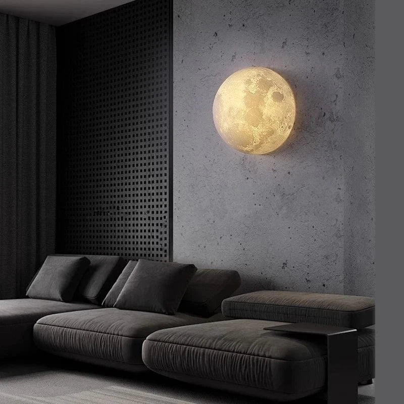 Verthara Half Circle Lunar Flush Mount Ceiling Light Fixture – Stylish LED Ceiling Light for Hallway, Bedroom, and Dining Room