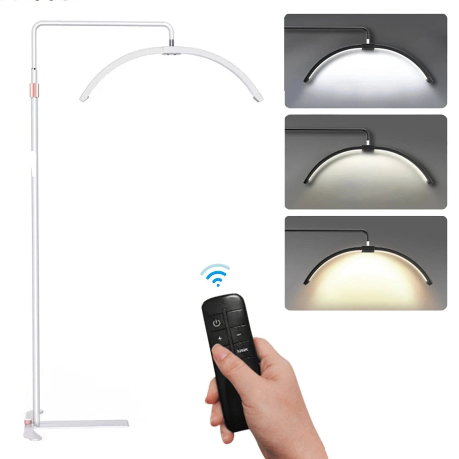 Verthara Half-Moon LED Floor Lamp