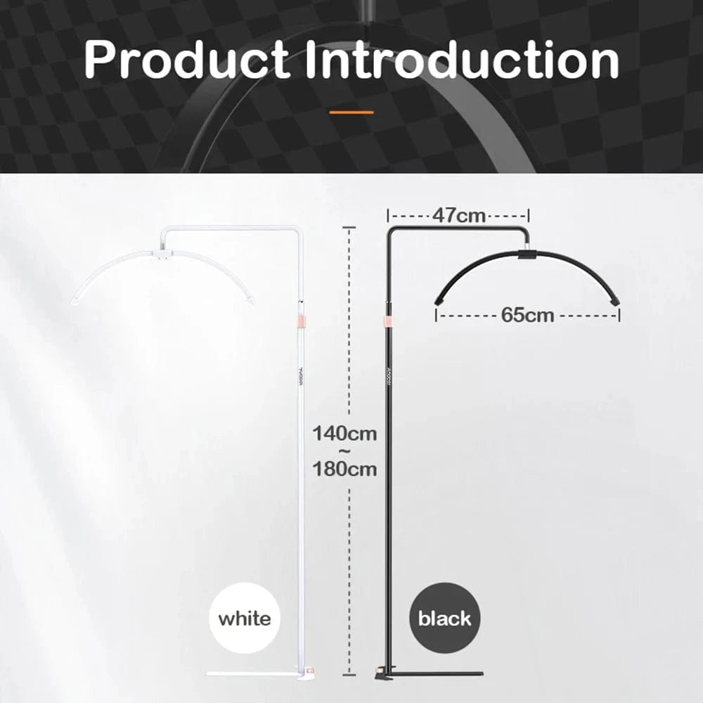 Verthara Half-Moon LED Floor Lamp