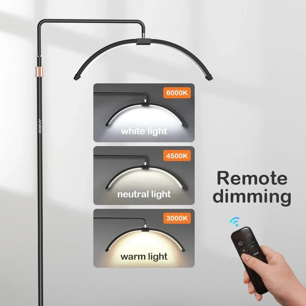 Verthara Half-Moon LED Floor Lamp