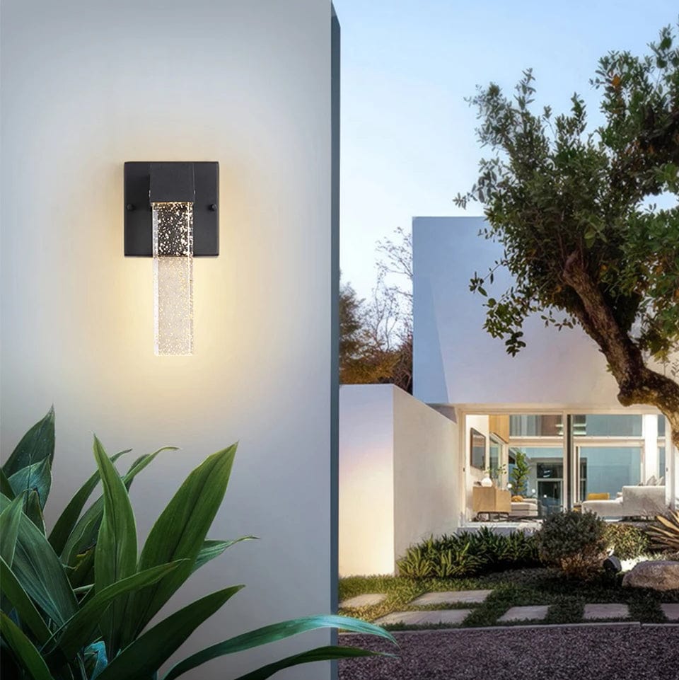 Verthara IP65 Waterproof Modern Outdoor Wall Light – Aluminum Exterior Wall Lantern for Garden and Balcony