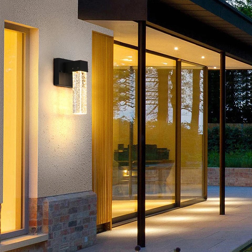 Verthara IP65 Waterproof Modern Outdoor Wall Light – Aluminum Exterior Wall Lantern for Garden and Balcony