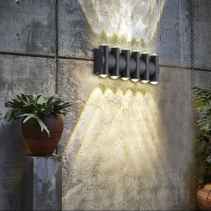 Verthara IP68 Waterproof LED Outdoor Wall Lantern – Durable Aluminum Exterior Wall Light for Garden and Porch, Versatile Size Options