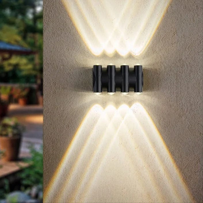 Verthara IP68 Waterproof LED Outdoor Wall Lantern – Durable Aluminum Exterior Wall Light for Garden and Porch, Versatile Size Options