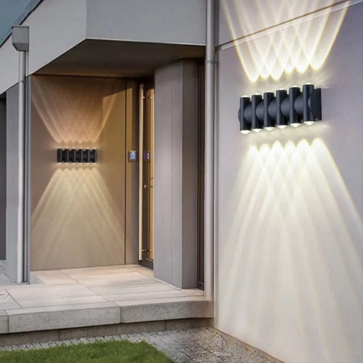 Verthara IP68 Waterproof LED Outdoor Wall Lantern – Durable Aluminum Exterior Wall Light for Garden and Porch, Versatile Size Options