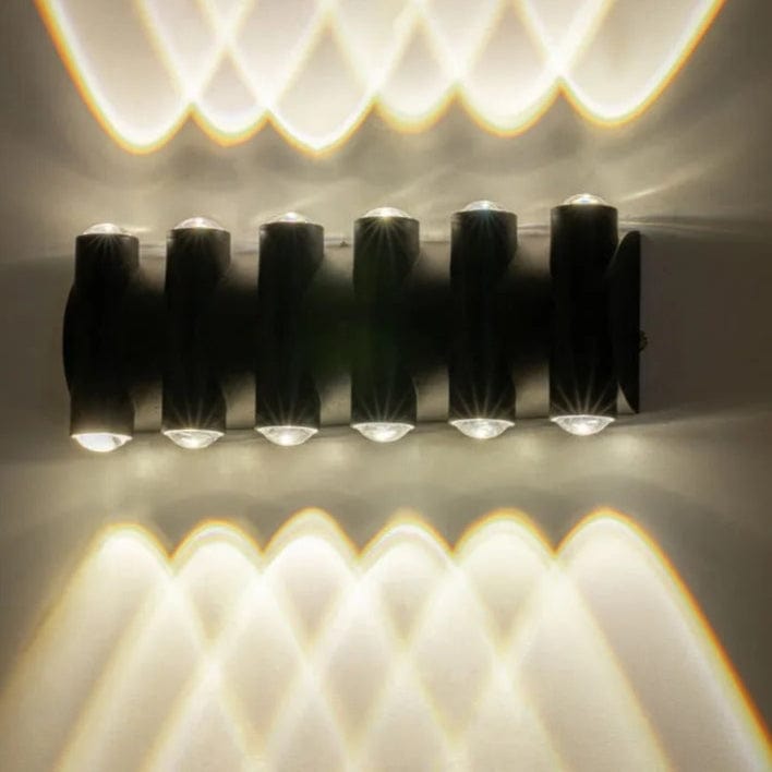 Verthara IP68 Waterproof LED Outdoor Wall Lantern – Durable Aluminum Exterior Wall Light for Garden and Porch, Versatile Size Options