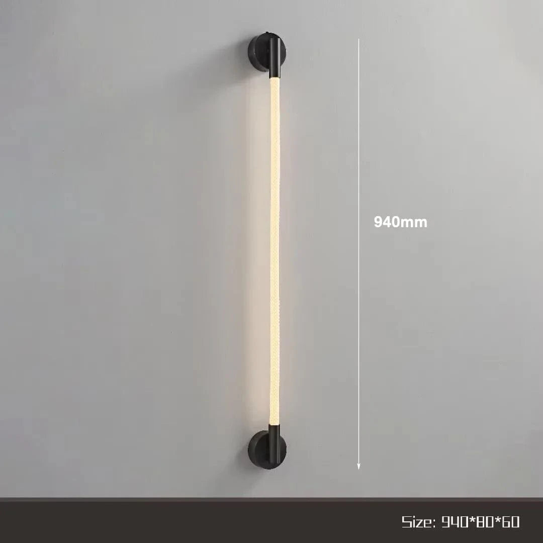 Verthara Italian Modern Minimalist Linear Pendant Light - Stainless Steel and Silicone Ceiling Fixture for Kitchen and Bar A / Cold White