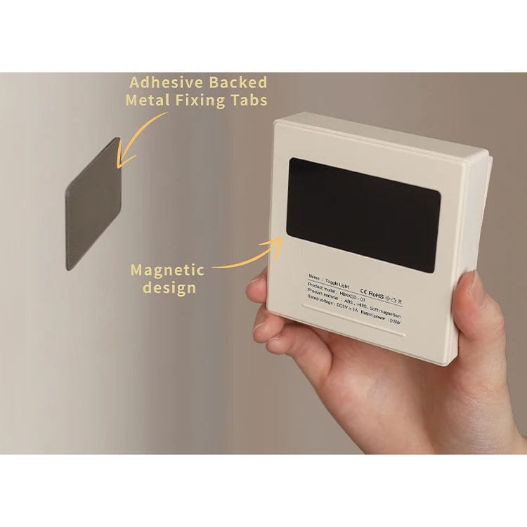 Verthara LED Bedside Table Lamp with Magnetic Attraction – Modern Nightstand Lamp for Bedroom, Warm White Glow, USB Rechargeable