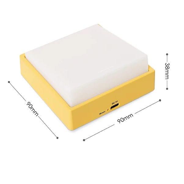 Verthara LED Bedside Table Lamp with Magnetic Attraction – Modern Nightstand Lamp for Bedroom, Warm White Glow, USB Rechargeable