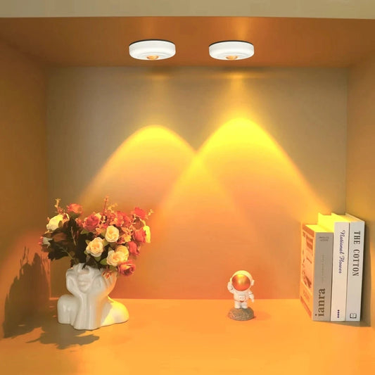 Verthara LED Cat Eye Spotlight Under Cabinet Light with Touch Sensor and Multiple Color Options for Kitchen and Home Lighting