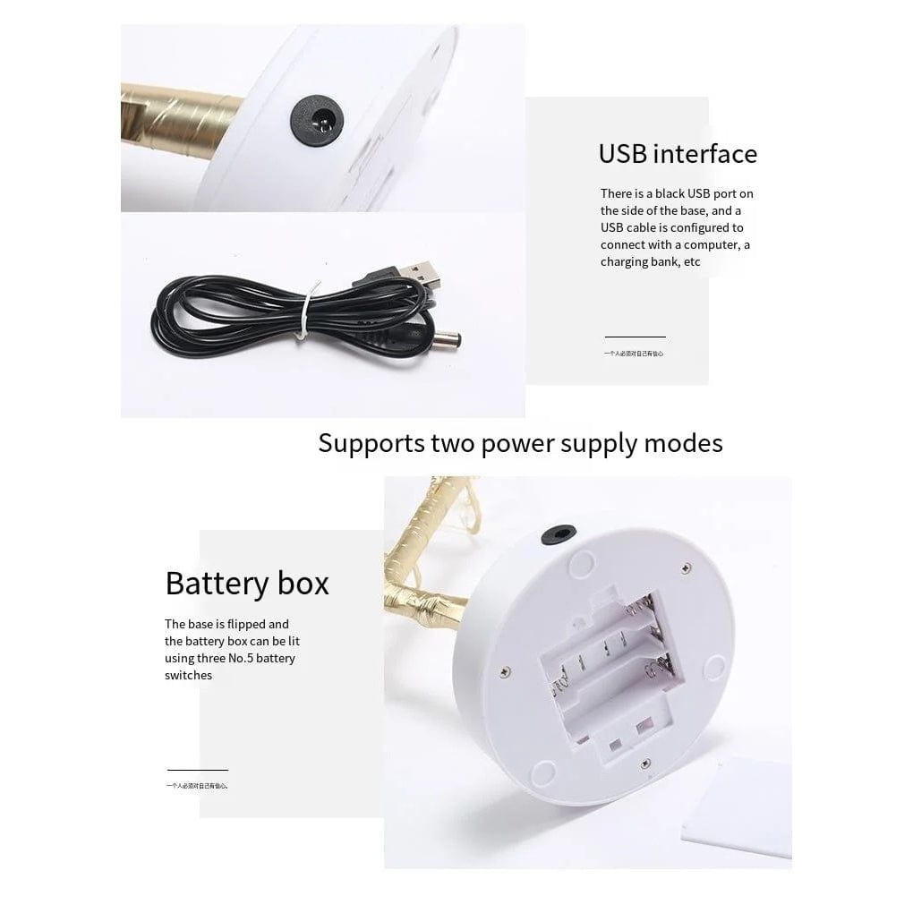 Verthara LED Cherry Blossom Tree Table Lamp