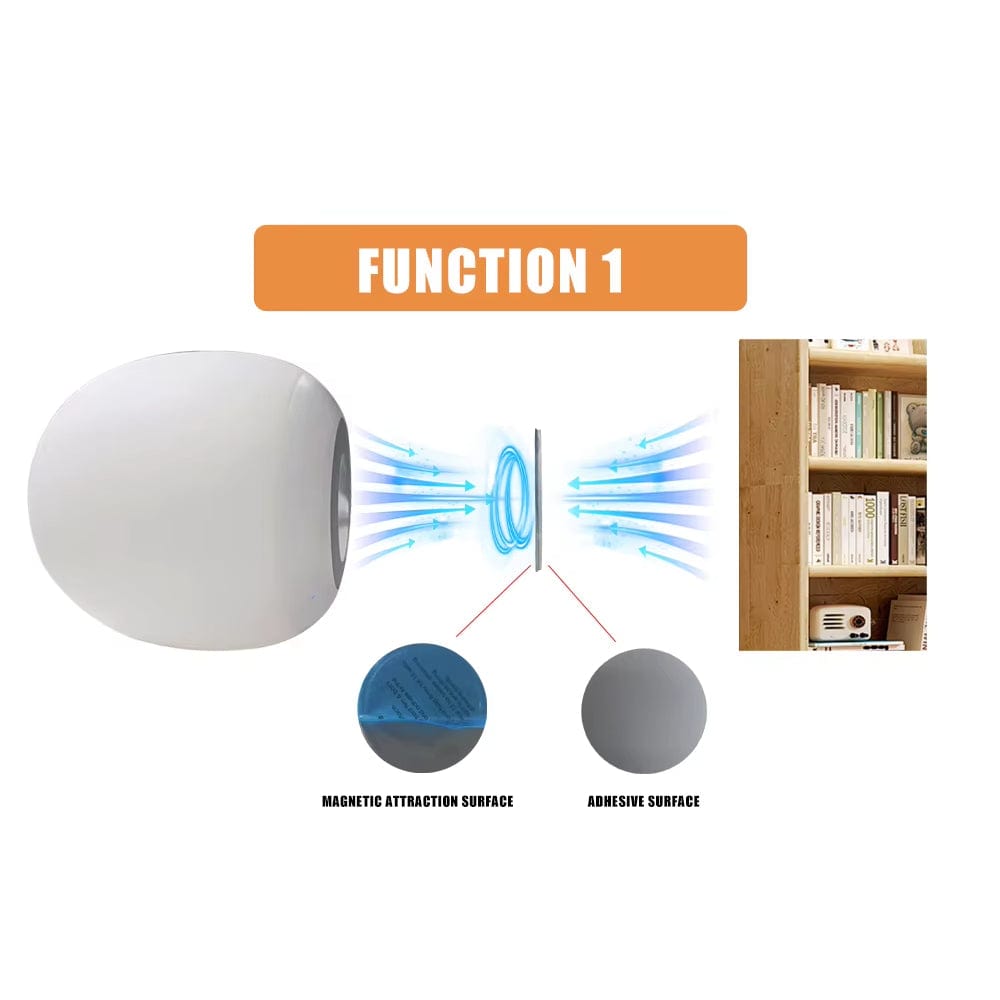 Verthara LED Egg Lamp Night Light - USB Rechargeable - Dimmable - Portable - Eye Protection - 8 RGB Colours - Touch Control Default