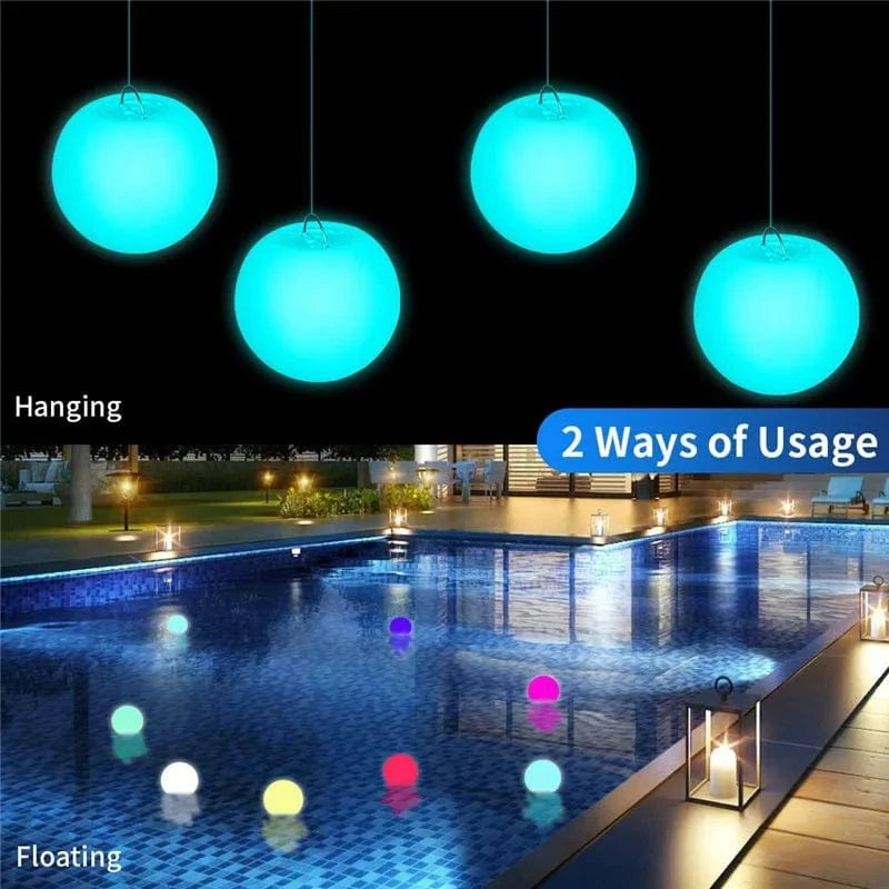Verthara LED Floating Pool Light with Remote Control – 16 Colors, Waterproof Pool Lamp for Outdoor Events and Swimming Pool Decor