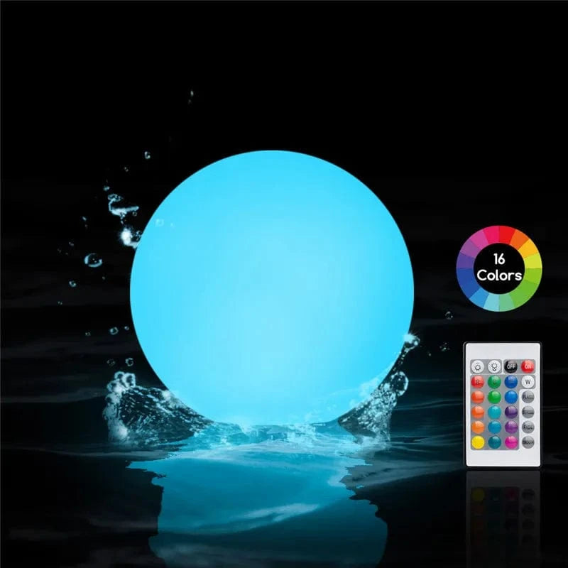 Verthara LED Floating Pool Light with Remote Control – 16 Colors, Waterproof Pool Lamp for Outdoor Events and Swimming Pool Decor
