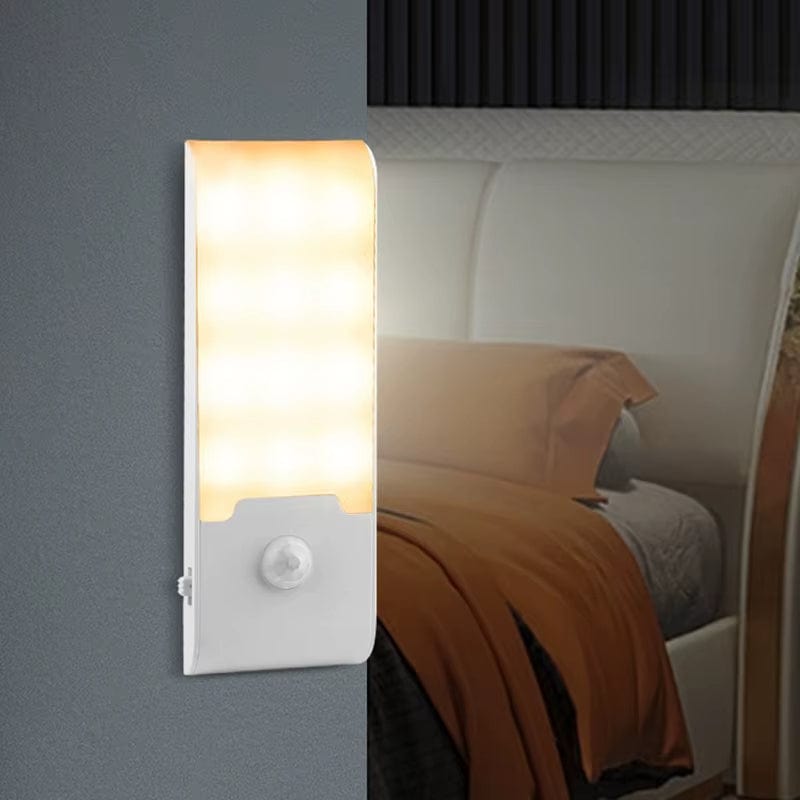 Verthara LED Motion Sensor Night Light - Rechargeable USB Type-C - Cool & Warm White