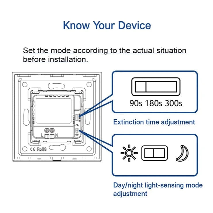 Verthara LED Motion Sensor Stair Light – Recessed Indoor Lighting for Stairwell and Corridor, Energy Efficient PIR Sensor