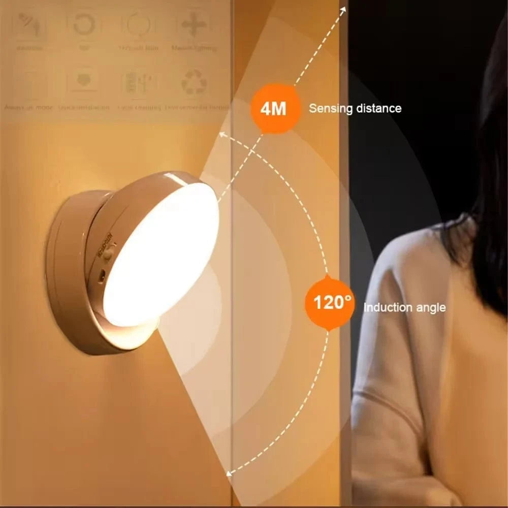 Verthara LED Night Lamp - Rechargeable Motion Sensor