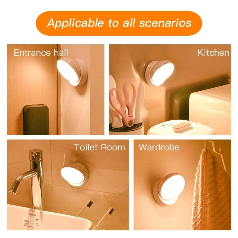 Verthara LED Night Lamp - Rechargeable Motion Sensor