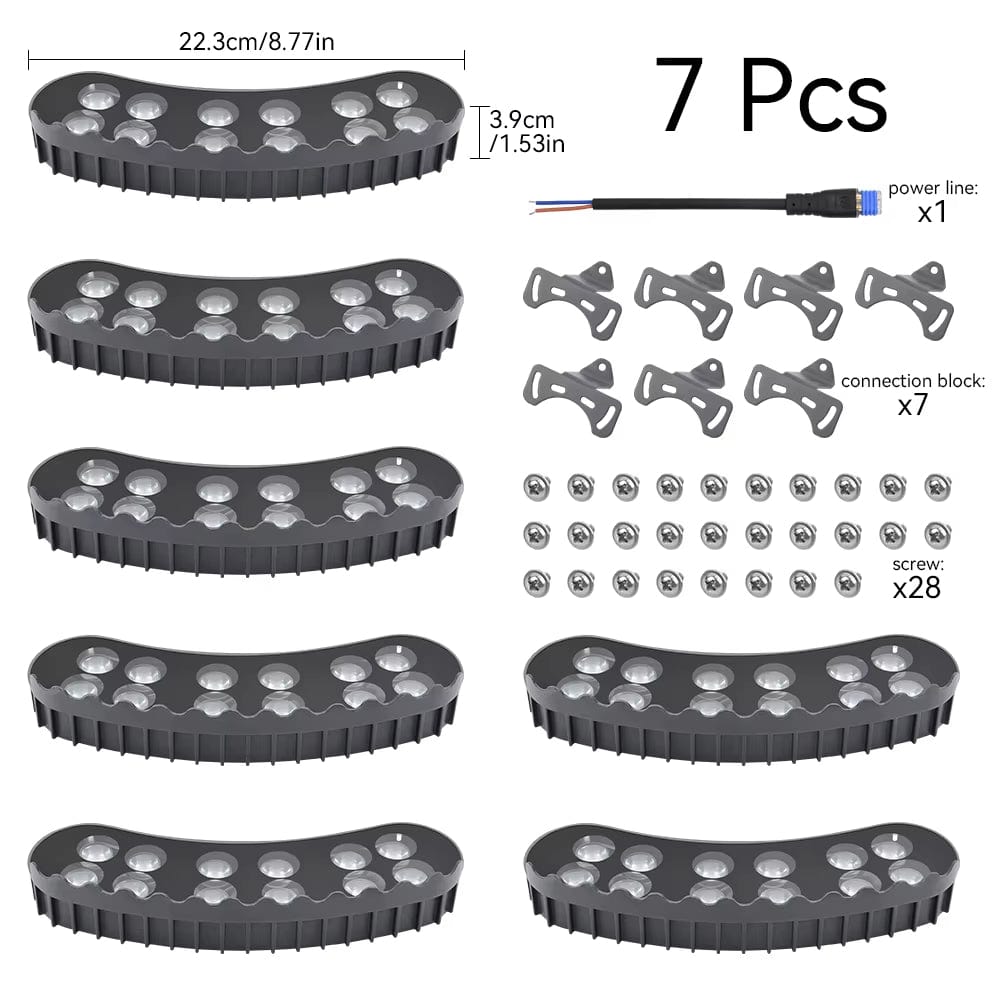 Verthara LED Outdoor Spotlight With Spike Mount – IP65 Rated - RGB - Aluminium - Garden Landscape Lighting - 12W - Durable and Weatherproof
