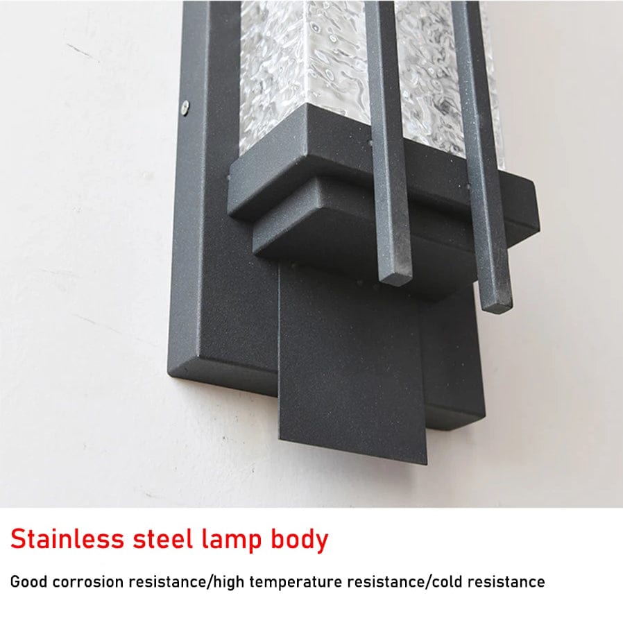 Verthara LED Outdoor Wall Light - Stainless Steel - IP65 Waterproof - Energy Efficient - Adjustable Colour Temperature - Modern Design