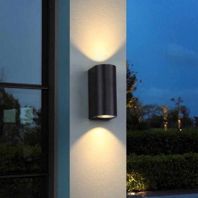 Verthara LED Outdoor Wall Light - Waterproof Design - IP65 Rated - Durable ABS Material - Modern Cylinder Shape - 6W Power - Indoor/Outdoor Use