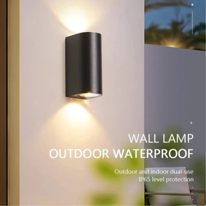Verthara LED Outdoor Wall Light - Waterproof Design - IP65 Rated - Durable ABS Material - Modern Cylinder Shape - 6W Power - Indoor/Outdoor Use