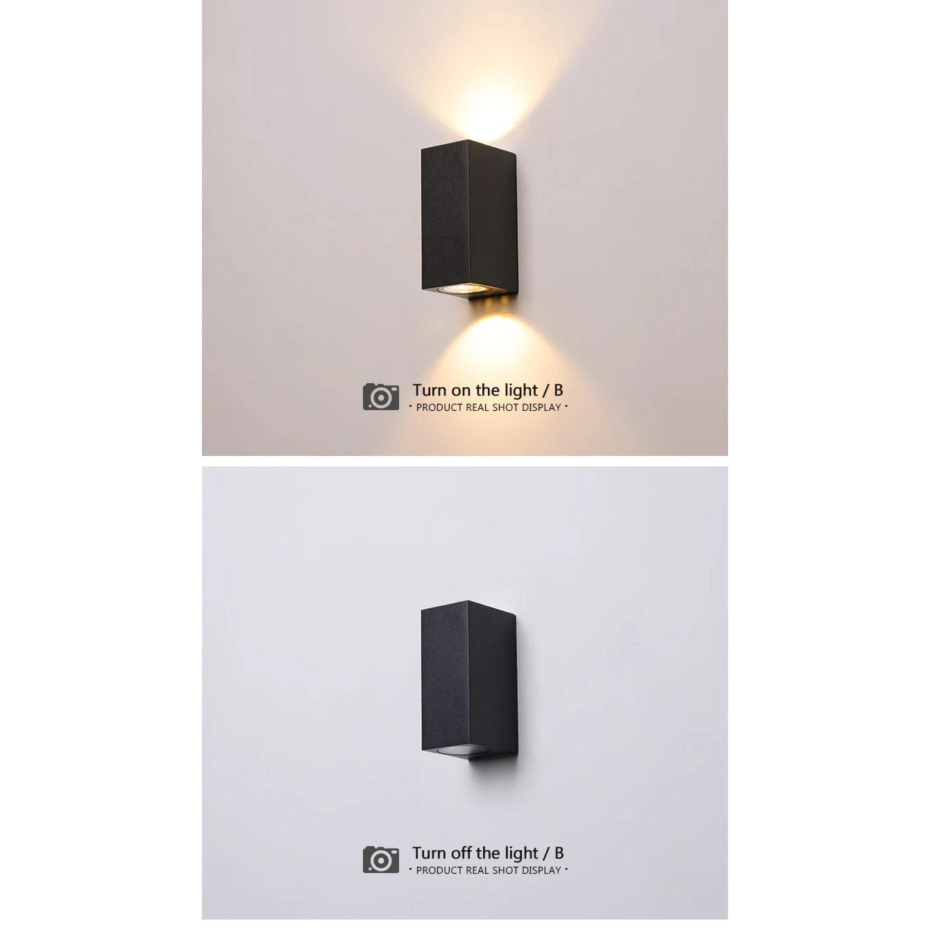 Verthara LED Outdoor Wall Light - Waterproof Design - IP65 Rated - Durable ABS Material - Modern Cylinder Shape - 6W Power - Indoor/Outdoor Use