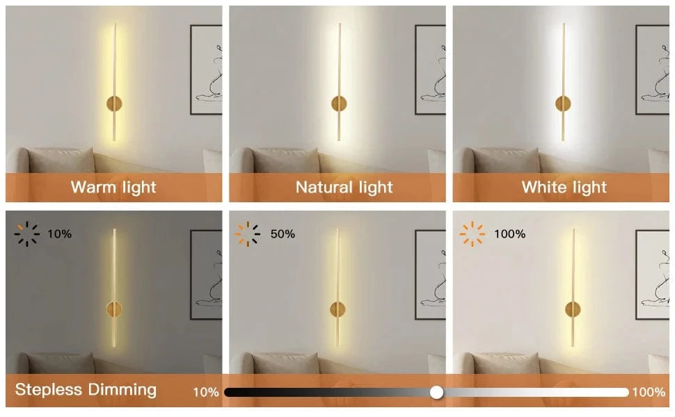 Verthara LED Rechargeable Wall Lamp