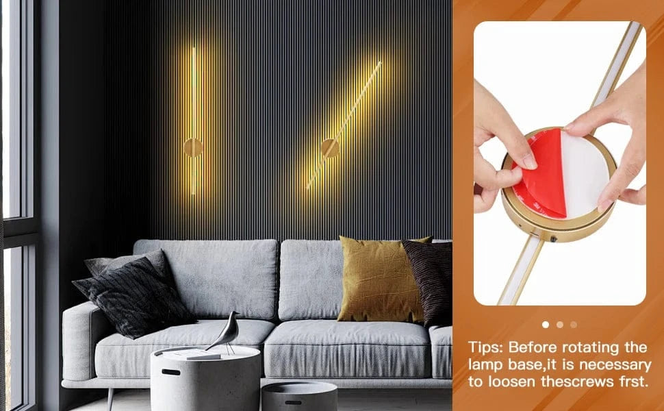 Verthara LED Rechargeable Wall Lamp