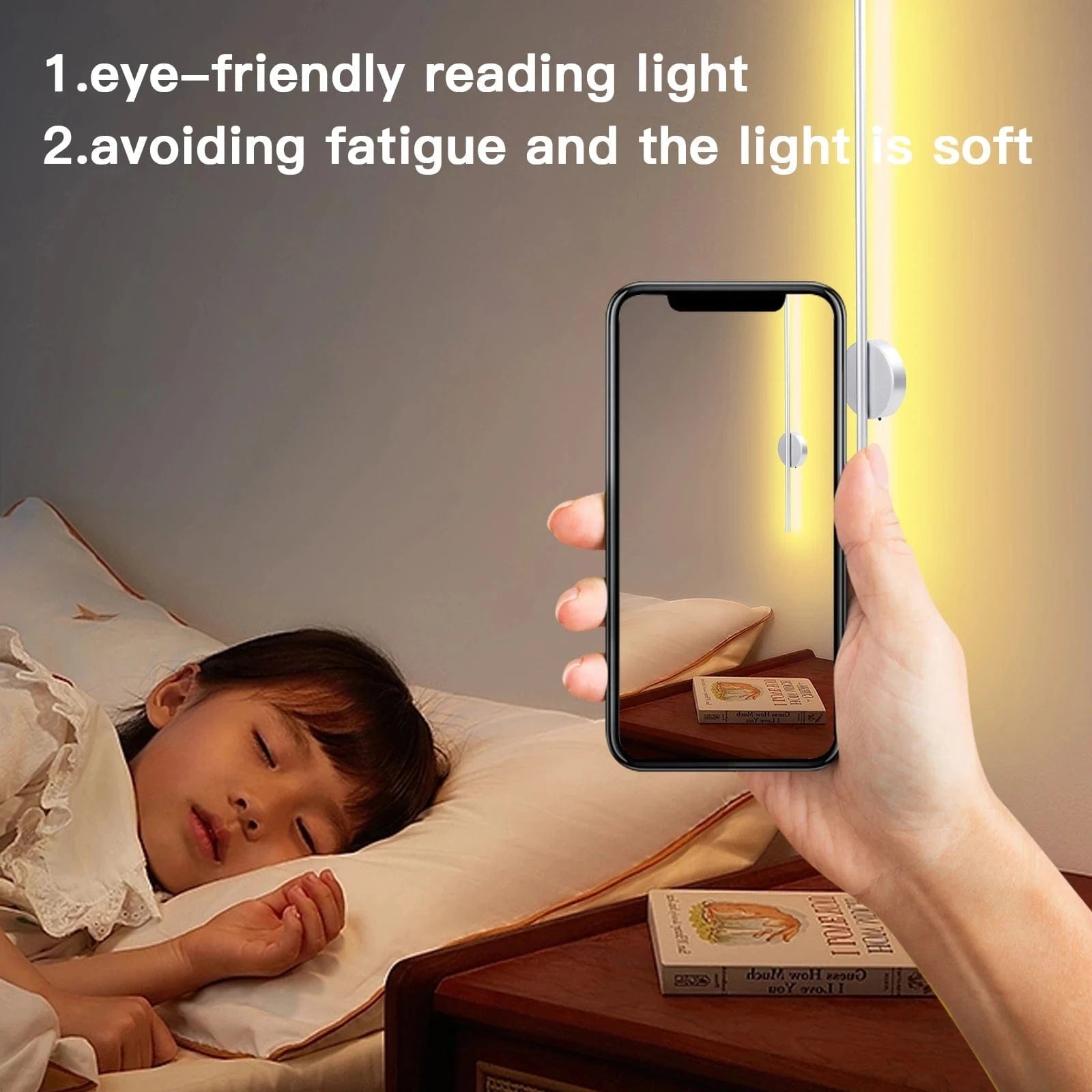 Verthara LED Rechargeable Wall Lamp