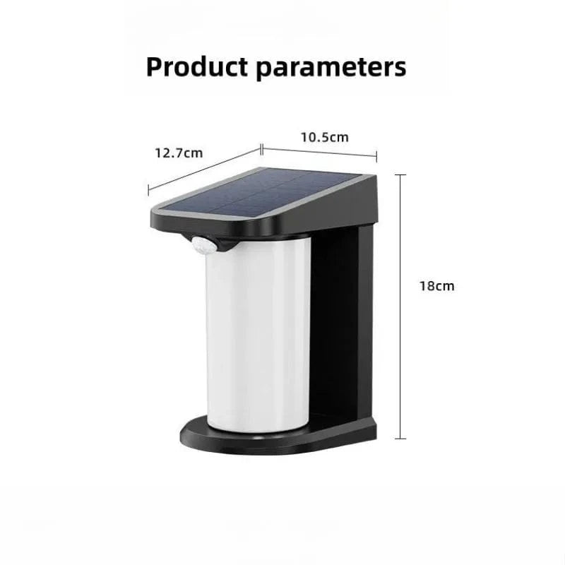 Verthara LED Solar Motion Sensor Garden Lamp – IP65 Waterproof Outdoor Wall Light for Pathways and Fences