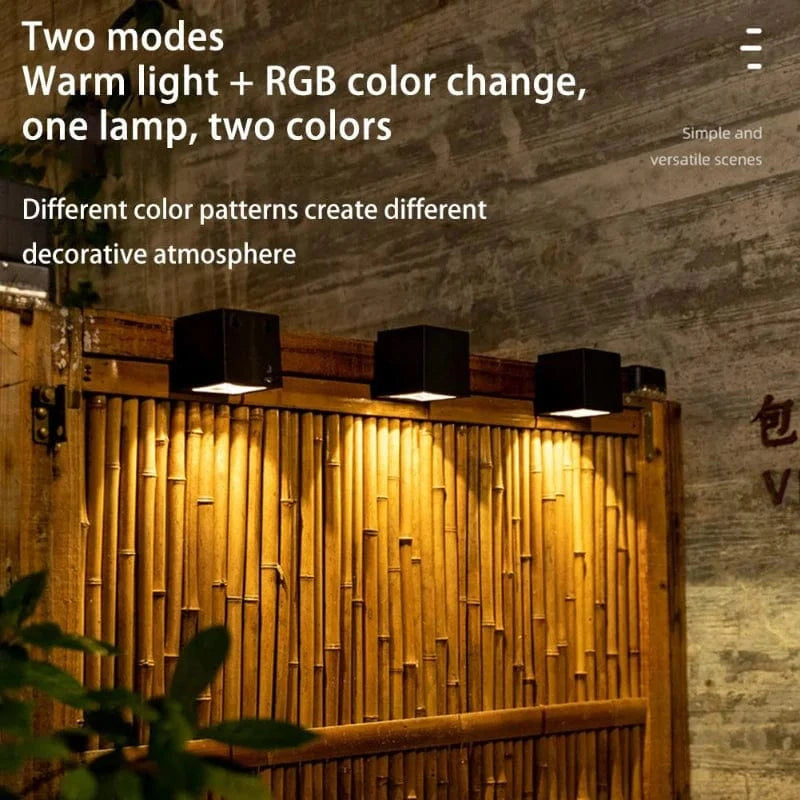 Verthara LED Solar Wall Light – Outdoor Mount – IP65 Waterproof – European Style - Manual Switch - Garden Lighting - 6-12 Hours Illumination