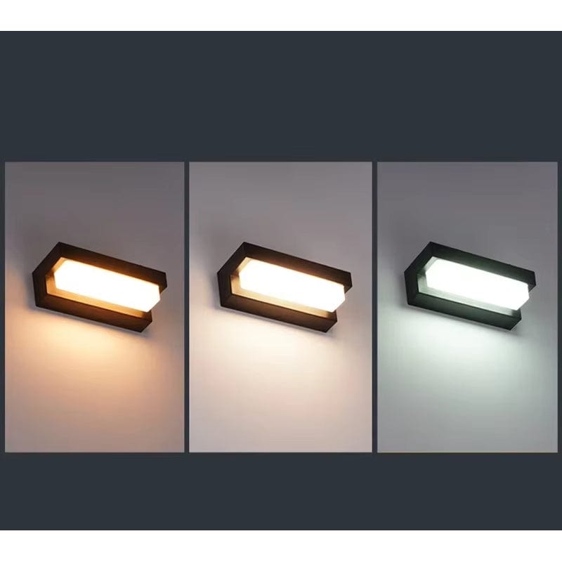 Verthara LED Solar Wall Light - Wall-Mounted - Waterproof - Adjustable Colour Temperature - Ideal For Outdoor Spaces - Intelligent Light Control